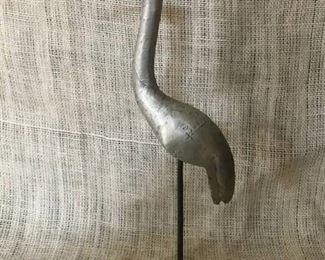Wood Bird on Stand