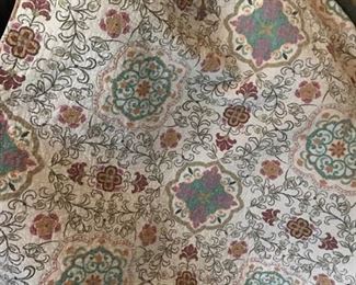 Esprit Spice Quilted Throw (stiped on one side)