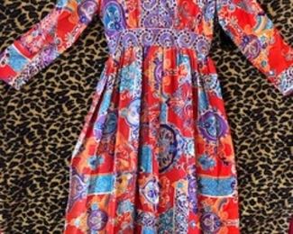 Exotic Maxi Print Dress