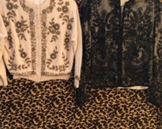 Beaded Sweaters with ornate details