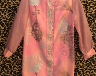 Shaheen Vintage Print Dress