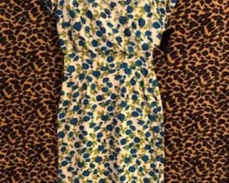 Silk 50s wiggle dress