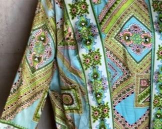 Silk 60s Maxi with attached jacket
