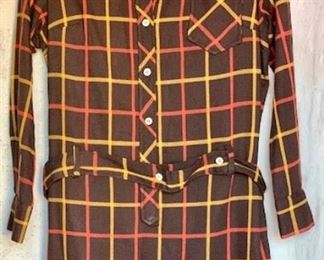 1970s Smart Day dress with belt