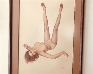 Vargas Lithograph with COA 124/450