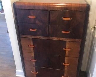 Vintage Waterfall Dresser