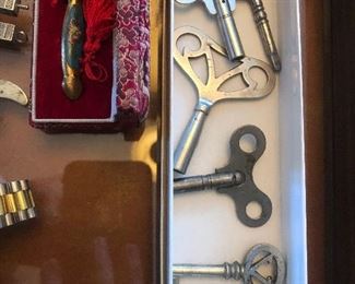 Victrola Keys, Clock Keys, Railroad Key 