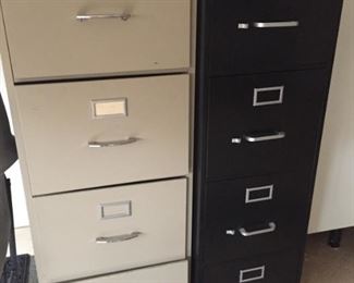 Metal File Cabinets.
