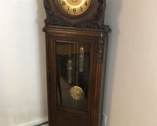 198 Antique German Grandfather Clockmin