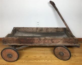 198 Antique Red Racer Wagonmin