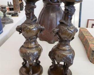 Bronze Candlestands