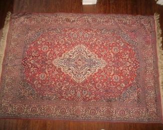 Oriental Silk runner rug 6x4 