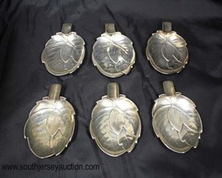  Set of 6 German Silver Leaf Ashtrays

Auction Estimate $50-$100 – Located Glassware 