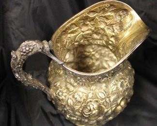 BEAUTIFUL “Stieff” Sterling Pitcher approximately 10” Height and weighs approximately 27.76 ozt
Auction Estimate $200-$400 – Located Glassware