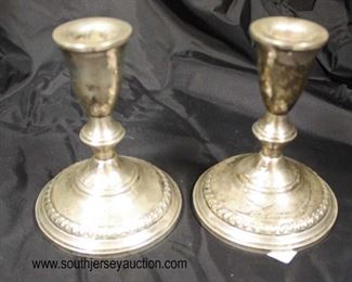  PAIR of Sterling Candle Holders

Auction Estimate $40-$80 – Located Glassware 