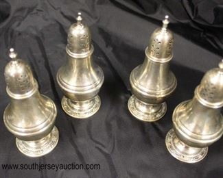  Selection of Sterling Salt and Pepper Shakers

Auction Estimate $40-$80 a pair – Located Glassware 
