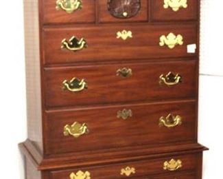  — P A I R — BEAUTIFUL VERY CLEAN CONDITION “Henkel Harris Furniture” SOLID Mahogany

3 Part Queen Anne Full Bonnet Top High Boy Chest with Paperwork and Keys – will be sold separate

Auction Estimate $1000-$3000 each – Located Inside 