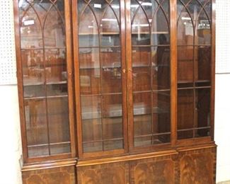  Beautiful  "Baker Furniture" Burl Mahogany 4 Drawer China Cabinet

Located Inside – Auction Estimate $700-$1200 