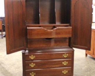  SOLID “Knob Creek Furniture” Cherry Gentlemen’s Chest with Fitted Interior

Auction Estimate $300-$600 – Located Inside 