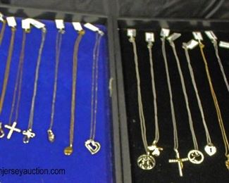 Large Selection of Marked 925 Silver Necklaces, Earrings, and Charms
Auction Estimate $30-$80 – Located Glassware