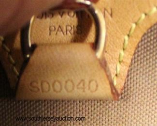  Authentic “Louis Vuitton” Ellipse Monogram SD 0040 “Bowler” Purse

Auction Estimate $500-$1000 – Located Glassware 