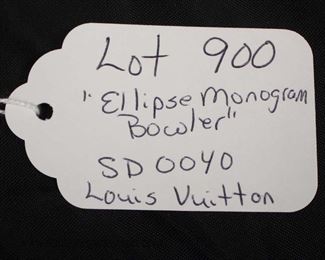  Authentic “Louis Vuitton” Ellipse Monogram SD 0040 “Bowler” Purse

Auction Estimate $500-$1000 – Located Glassware 