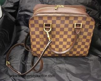 Authentic “Louis Vuitton” Limited Edition Brown Canvas Damier Ebene VI 0061 Purse
Auction Estimate $800-$1500 – Located Glassware