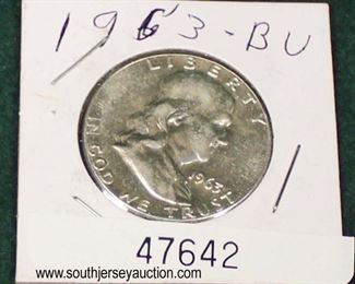 United States 1963 Silver Franklin Half Dollar

Auction Estimate $5-$10 – Located Glassware 