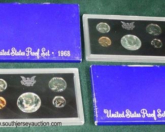  United States Proof Set (2) 1968

Auction Estimate $5-$10 each – Located Glassware 