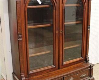  ANTIQUE Walnut Victorian Carved 2 Door 2 Drawer Bookcase

Auction Estimate $300-$600 – Located Inside 