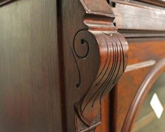  ANTIQUE Walnut Victorian Carved 2 Door 2 Drawer Bookcase

Auction Estimate $300-$600 – Located Inside 