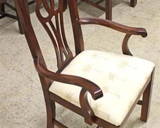  BEAUTIFUL Mahogany Double Pedestal Banded and Inlaid Dining Room Table with 12 SOLID Mahogany Carved Chippendale Style Dining Room Chairs

Auction Estimate $1000-$2000 – Located Inside 