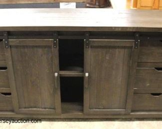 NEW Rustic Style Contemporary 2 Sliding Door 6 Drawer Media Cabinet
Auction Estimate $200-$400 – Located Inside