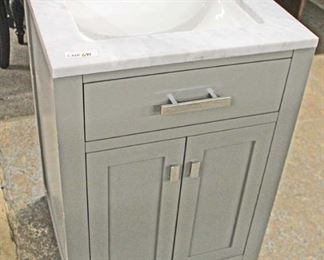  NEW 24” Marble Top 2 Door Grey Bathroom Vanity with Backsplash

Auction Estimate $200-$400 – Located Inside 