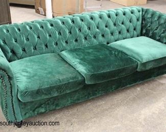  NEW Green Velour Contemporary Button Tufted Sofa

Auction Estimate $300-$600 – Located Inside 