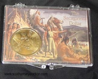 The Sacagawea Dollar in Case
Auction Estimate $5-$10 – Located Glassware