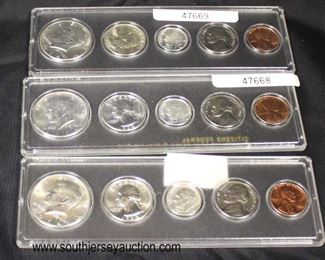  Selection of (3) 1964 Kennedy U.S. Silver Proof Sets

Auction Estimate $10-$30 each – Located Glassware 