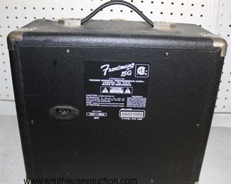  “Fender Musical Instruments Corporation” Frontman 15G Amp

Auction Estimate $100-$200 – Located Glassware 