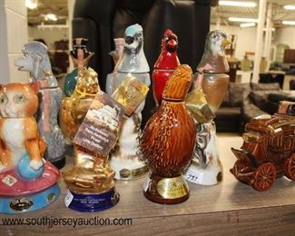  Large Collection of Figural Decanters including “Jim Beam” and some in Boxes

Auction Estimate $10-$50 – Located Glassware 