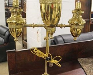  Brass Electrified Kerosene Double Arm Student Lamp

Auction Estimate $50-$100 – Located Inside

 

  
