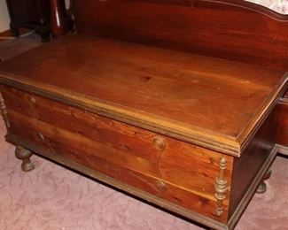 one of two cedar chests