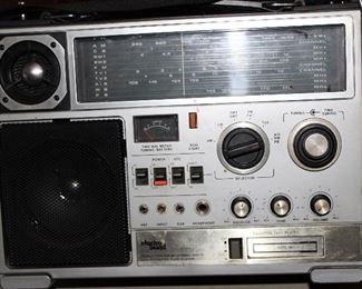 Electro Brand multi-band radio and cassette player