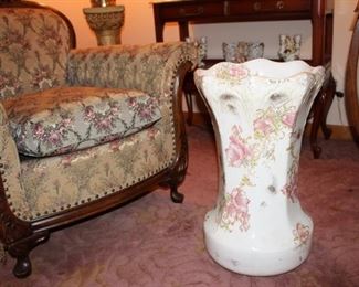 Maddocks Lumberton Royal Porcelain umbrella stand, late 1800's