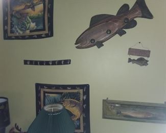 Fishing wall art