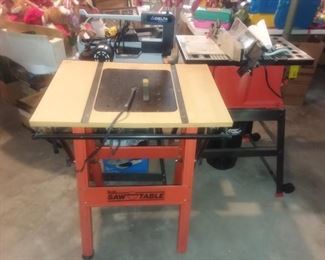 Saw and work tables