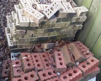 Fireplace bricks and regular bricks