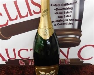 Large Perrier Jouet Champagne Store Display Bottle