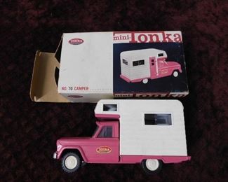 Pink Mini-Tonka No. 70 Camper in Original Box