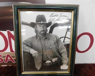 Chuck Norris Autographed Photograph