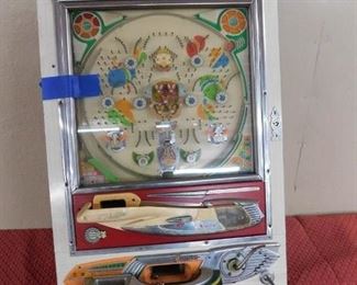 Vintage Pachinko Machine with Balls